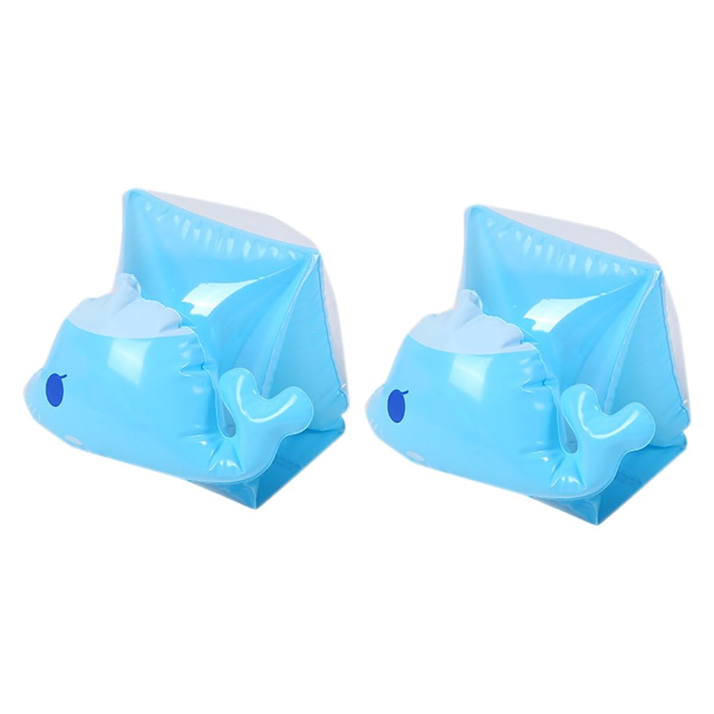 Proberos Inflatable Buoyancy Floats for Kids Cartoon Blue Whale Inflatable Swimming Guards Swimming Training Arm Float Kids Swimming Pool Float Arm Ring for Kids Aged 25-55lbs, One Pair Proberos Inflatable Buoyancy Floats for Kids Cartoon Blue Whale Inflatable Swimming Guards Swimming Training Arm Float Kids Swimming Pool Float Arm Ring for Kids Aged 25-55lbs, One Pair